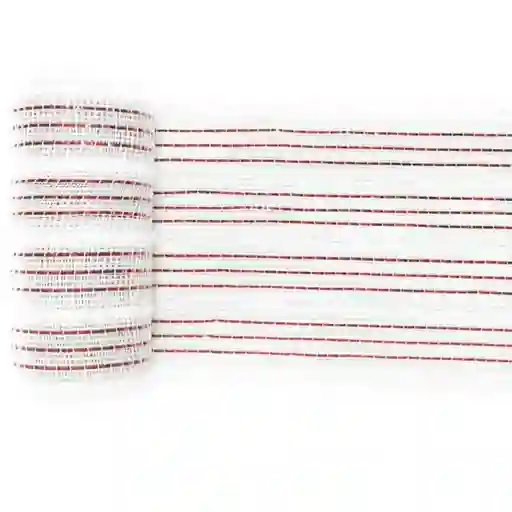 Malla Rojo Blanco 15 cm x 4.5 m 831-82-2508wr-15-5 Finlandek