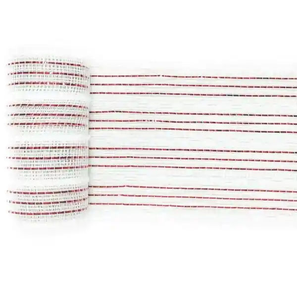 Malla Rojo Blanco 15 cm x 4.5 m 831-82-2508wr-15-5 Finlandek