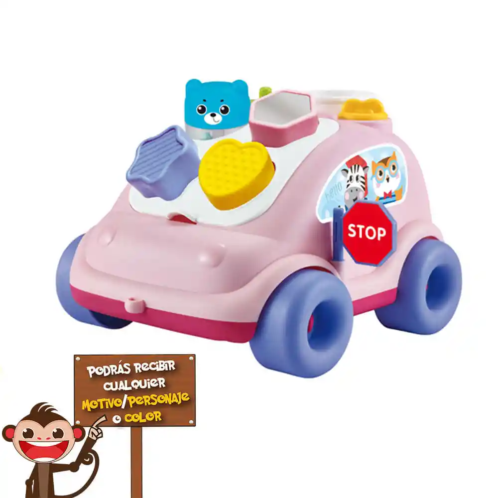 Abero Juguete Carrito Didáctico Con Bloques Color Aleatorio