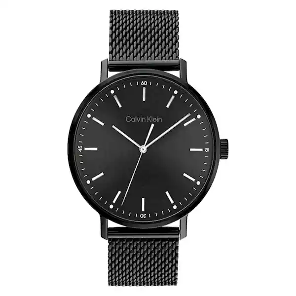 Reloj Modern Para Hombre Color Negro 25200046 Calvin Klein