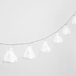 Casaideas Guirnalda de Luz Tejido Blanco Diseño 0001