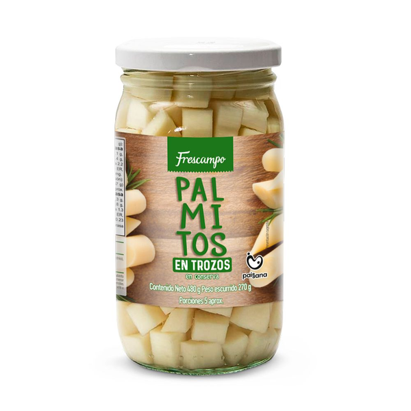 Palmito en Trozos Frescampo 480 g