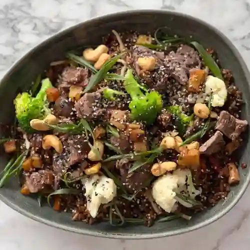 Arroz Thai con Carne de Res