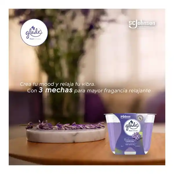 Glade Vela Mood Collection Relaxing Lavender 192 g