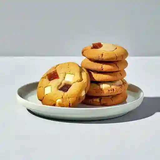 Galleta De Chocolate Blanco Y Bocadillo