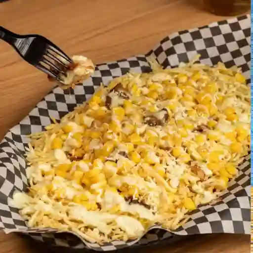 Mazorca desgranada con pollo