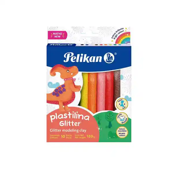 Pelikan Plastilina Glitter en Barra 06700008