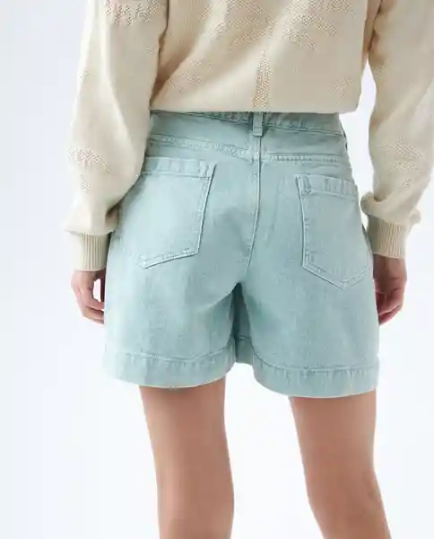  Short Mujer Azul Talla 12 652E000 AMERICANINO 