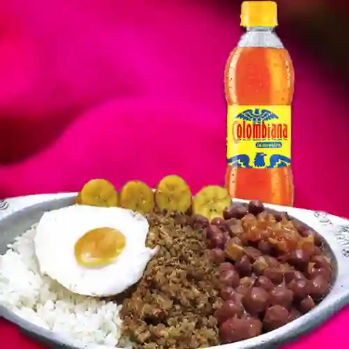 Menú Frijol + Gaseosa 400ml