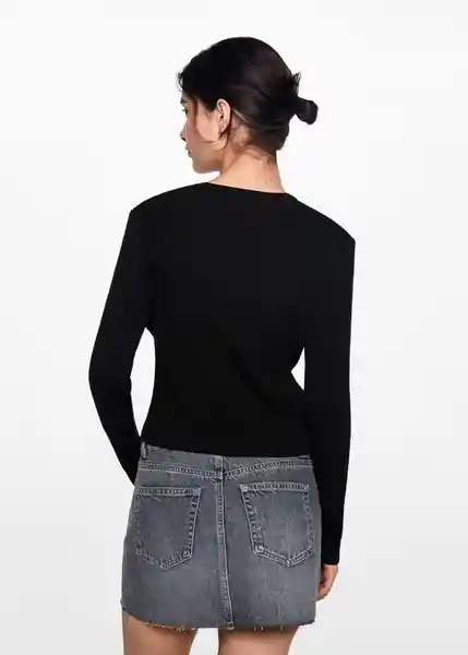 Cardigan Mili Negro Talla 20 Niños Mango