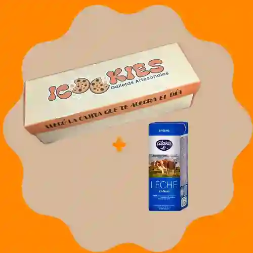 Caja X 3 Galletas + Cajita de Leche