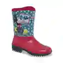 Disney Botas de Lluvia Mickey Osama Para Niño Rojo Negro T. 23