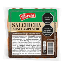 Salchicha Mini Campestre Porchi