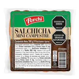 Salchicha Mini Campestre Porchi