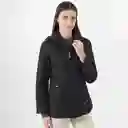 Chaqueta Cuello Alto Manga Larga Negro Talla S 725903