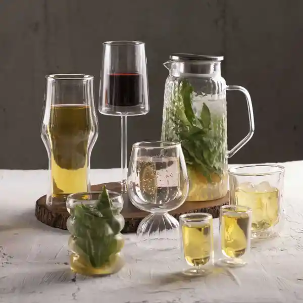 Set Vaso Pilsener Doble Pared 500 mL Ambiente Gourmet