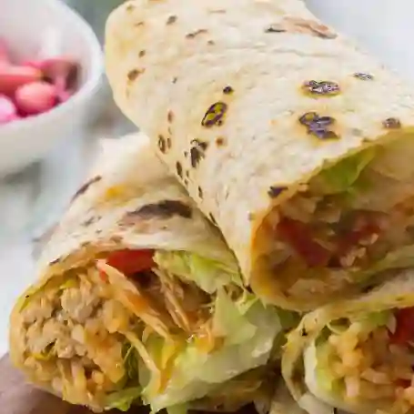 Burrito Tinga de Pollo