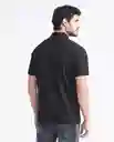 Camiseta Polo Negro Sombrío Ultraoscuro T. XL Chevignon