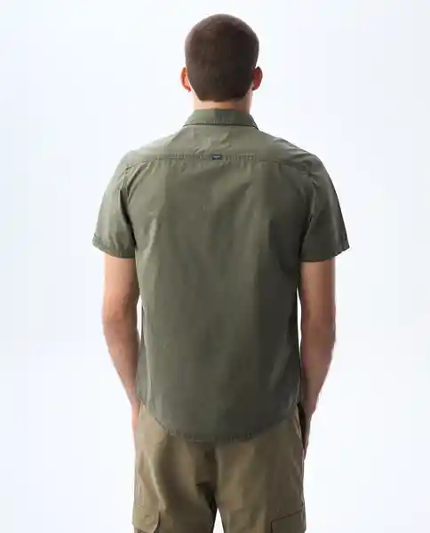 Camisa Hombre Verde Talla S 811G005_VER180527 Americanino
