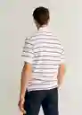 Mango Camiseta Polo Reara6 Blanco Talla L