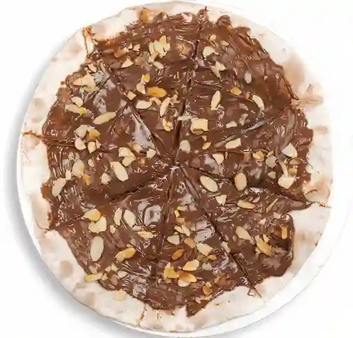 Pizza de Nutella y Almendra