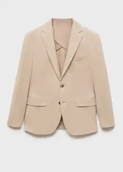 Blazer Americana Verner Beige Talla 50 Hombre Mango