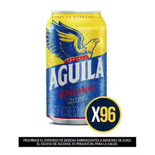 Cerveza Aguila Lata 330 Ml por 96 Unidades