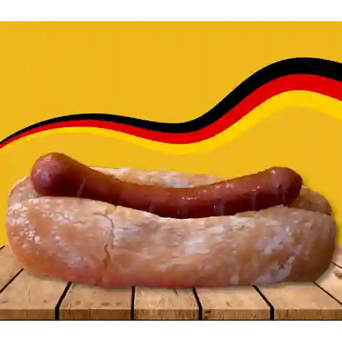 Perro Caliente con Salchicha Bockwurst