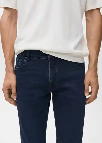 Jean Jude Blueblack Talla 42 Hombre Mango