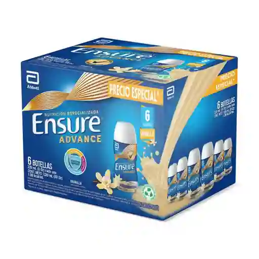 Ensure Suplemento Nutricional Líquido Vainilla 220 mL x 6 Und