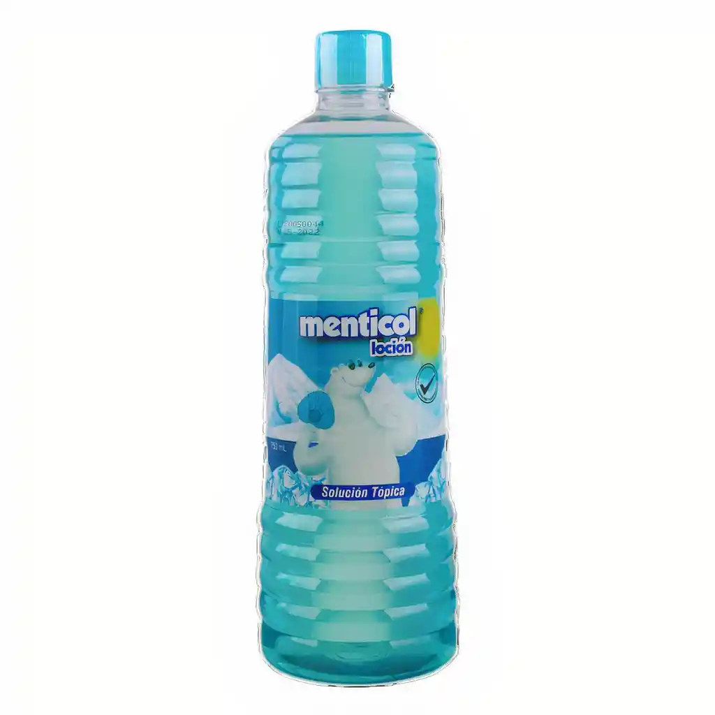 Menticol Locion Azul Tapa 750 Ml