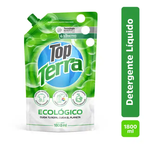 Top Terra Detergente Líquido 1800 mL