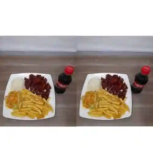 Combo 2 Costillas Bbq con Papa Francesa