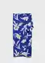 Falda Pareo2 Azul Talla S Mujer Mango