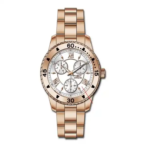 Invicta Reloj Hombre Oro Rosa Inv35829