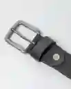 Cinturón Heritage Negro Sombrío Ultraoscuro Talla 36 Chevignon
