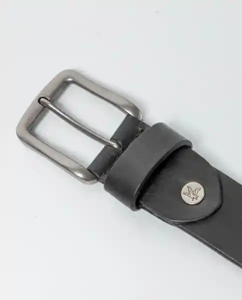 Cinturón Heritage Negro Sombrío Ultraoscuro Talla 36 Chevignon