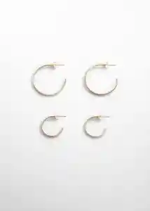 Pendientes Hoop Oro Talla 99 Niñas Mango