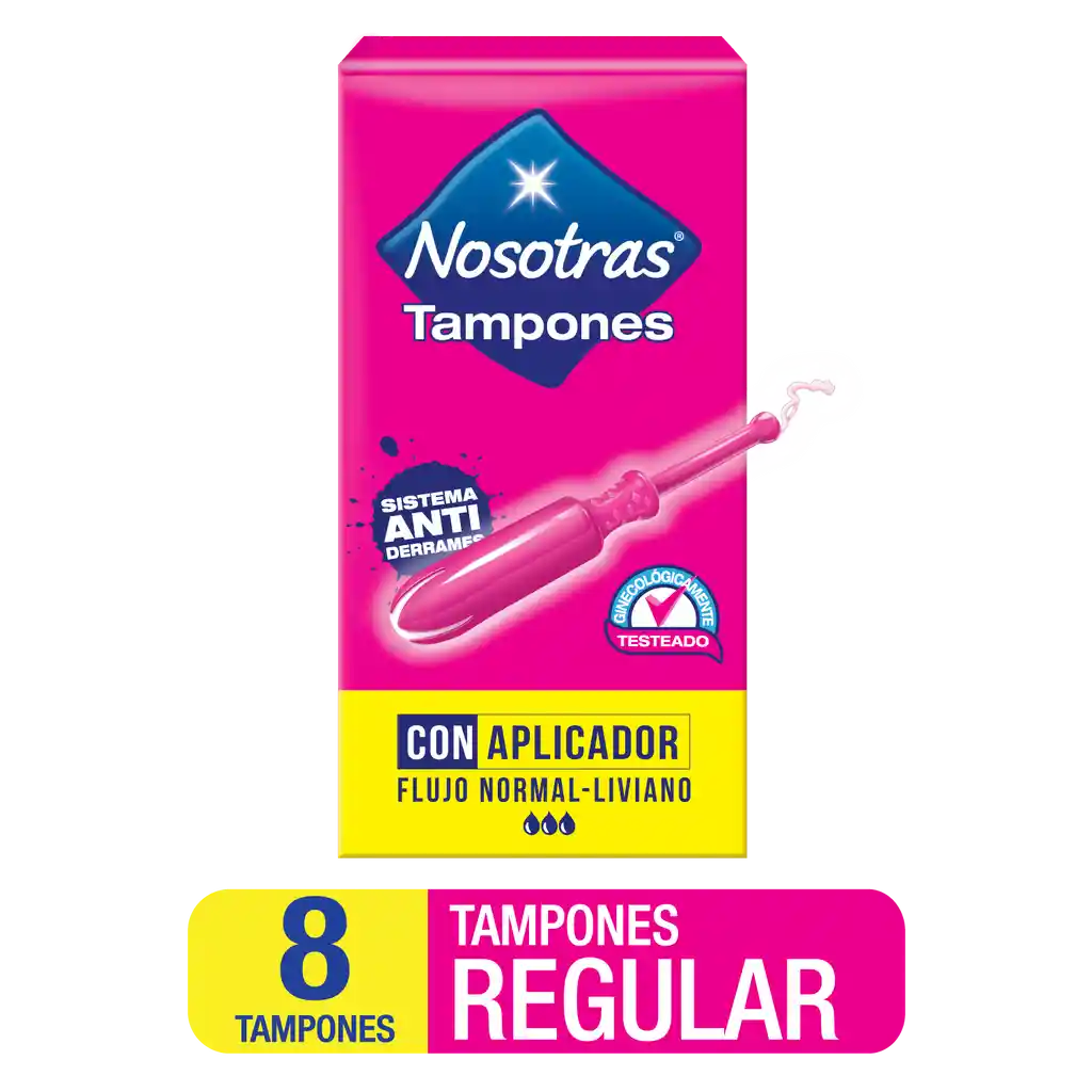 Nosotras Tampones Regular x 8 Unidades