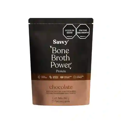 Bone Broth Power Chocolate 560gr Savvy