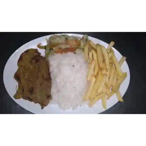 Res Asada y Papas