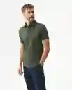 Camiseta Details Contrats Polo Verde Cienaga T S Chevignon