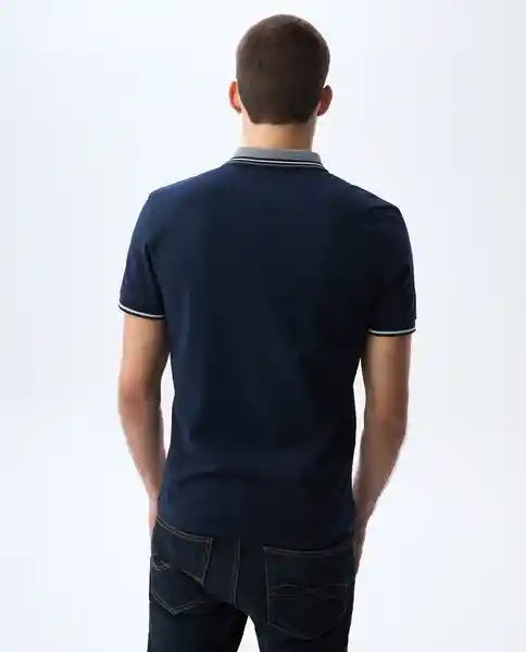 Camiseta Hombre Azul Talla M 801G000_AZU194024 Americanino
