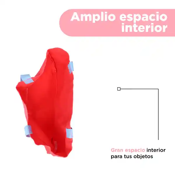 Bolsa de Compras Life is a Picnic Rojo Miniso