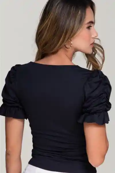 Blusa Berlin Color Negro Talla XS Ragged