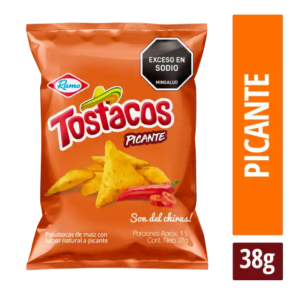 Tostacos Sabor Picante 38 g