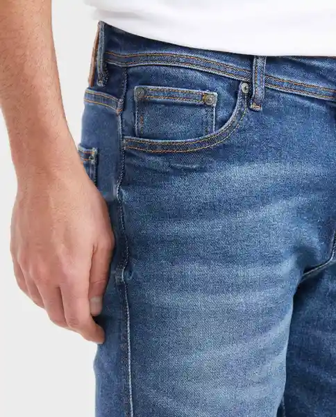 Jean Super Slim Fit Rider Azul Francés Medio 32 / 32 Chevignon