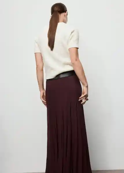 Saco Jersey Marine Crudo Talla L Mujer Mango