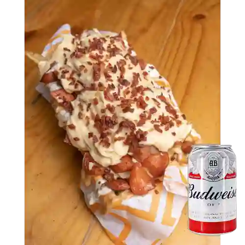 Combo Street Fries + Budweiser 355 ml