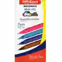 Offi-Esco Bolígrafo Semi Gel 0.7 mm OE-077F